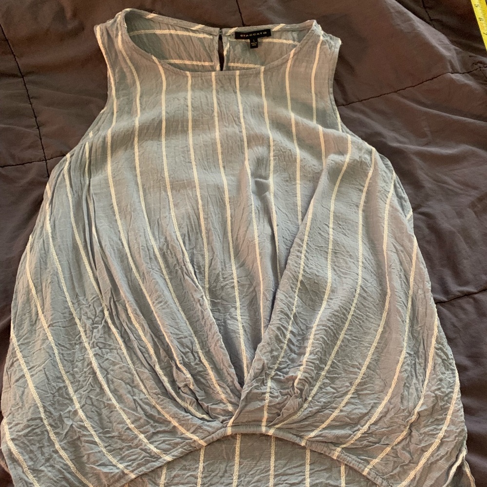 Hi/Low Striped Tank
